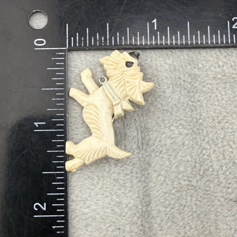 Vintage Celluloid Brooch‎ Dog